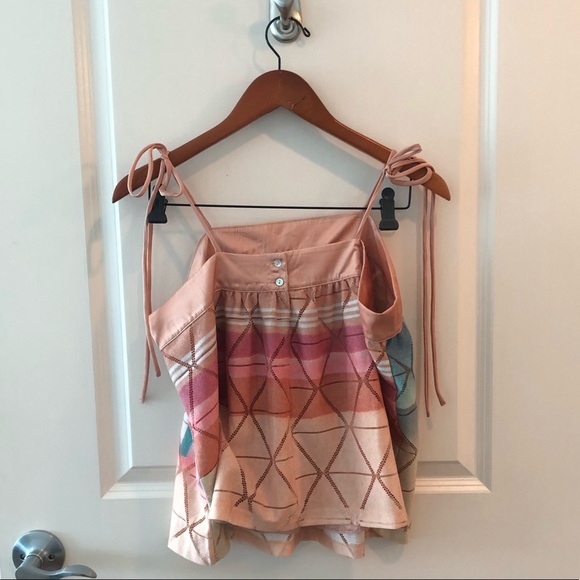 Anthropologie Akemi Kin Abstract Geo Top Size L - Picture 11 of 16